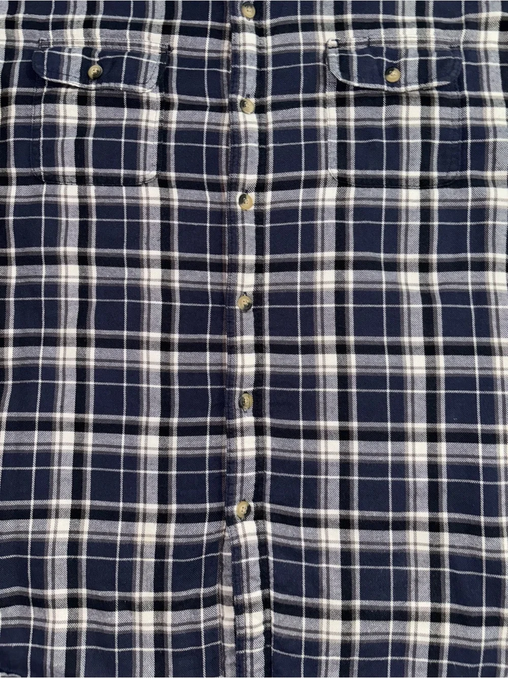 Wrangler Fleece Sherpa Lined Blue Plaid Jacket Men’s Size 3xl Style # HES5LHN